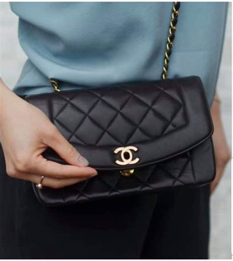 princess diana chanel|pictures of old chanel purses.